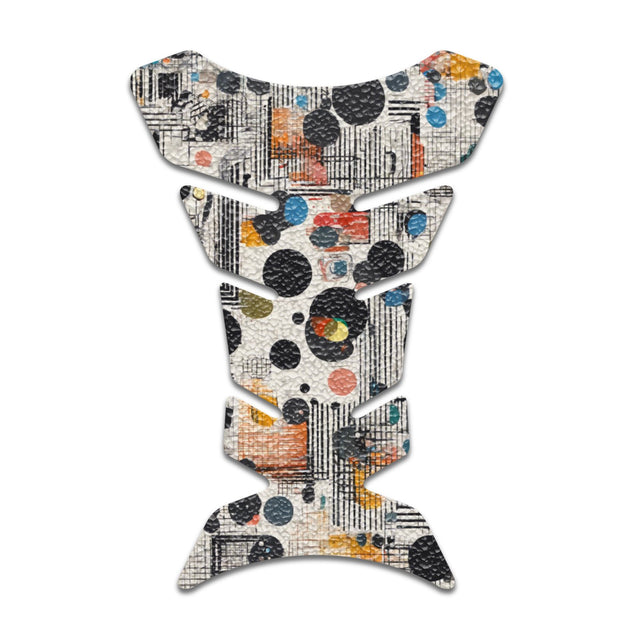 Motorcycle Tank Protectors Tank Pad Gas Anti Slip Pattern Fish Bone Abstract Anime