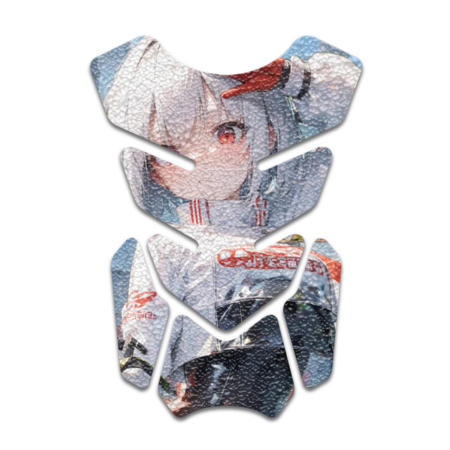 Motorcycle Tank Protectors Gas Tank Pad Shield Anti Slip Pattern Abstract Anime