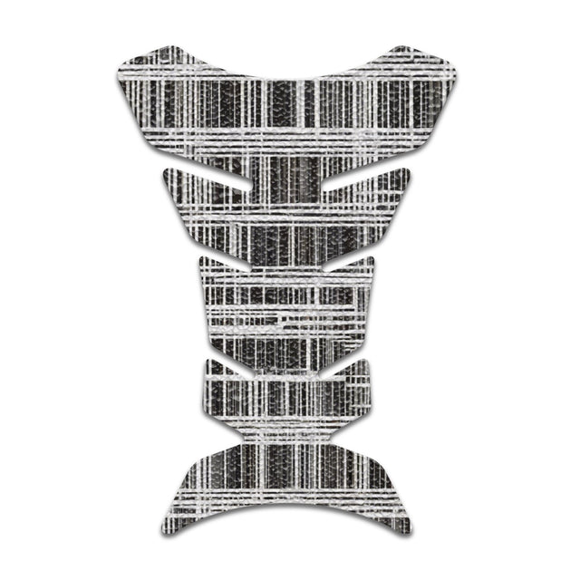 Motorcycle Tank Protectors Tank Pad Gas Anti Slip Pattern Fish Bone Vintage Wave - StickerBao Wheel Sticker Store