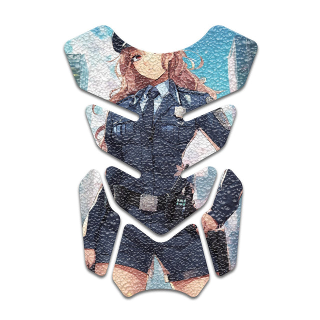 Motorcycle Tank Protectors Gas Tank Pad Shield Anti Slip Pattern Anime Artistic