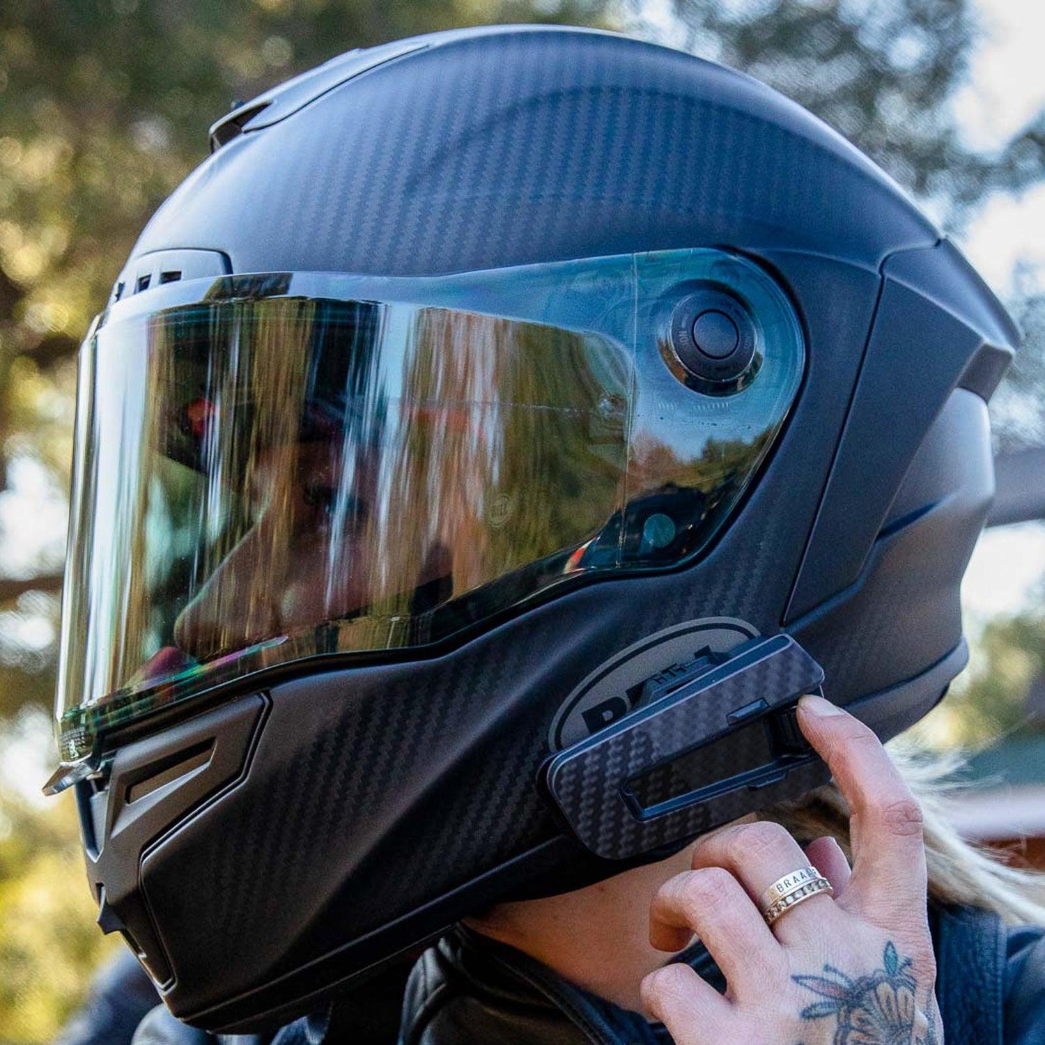 For Cardo Packtalk Edge Use Protection Decal Stickers - StickerBao Wheel Sticker Store