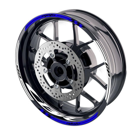 For Honda CBR1000RR CBR650R Logo MOTO 17 inch Rim Wheel Stickers GP01 Racing Check.