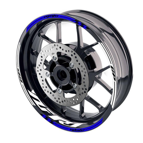 For Yamaha YZF R1 19-20 Logo MOTO 17 inch Rim Wheel Stickers GP01 Racing Check.