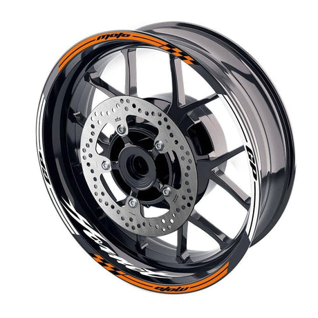 For Honda CB919 Hornet CB600F Logo MOTO 17 inch Rim Wheel Stickers GP01 Racing Check.