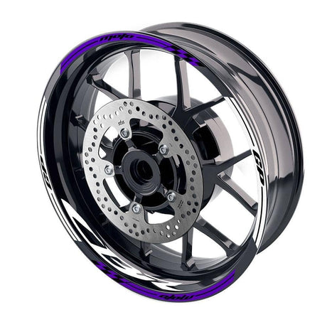 For Honda CBR1000RR CBR650R Logo MOTO 17 inch Rim Wheel Stickers GP01 Racing Check.