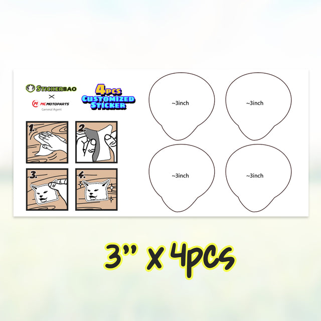 Custom Car Sticker, Custom Photo Sticker, Car Sticker, Custom Sticker, Gift for Him, Gift for Her, Turn Photo Into Sticker, Your Sticker - StickerBao Wheel Sticker Store