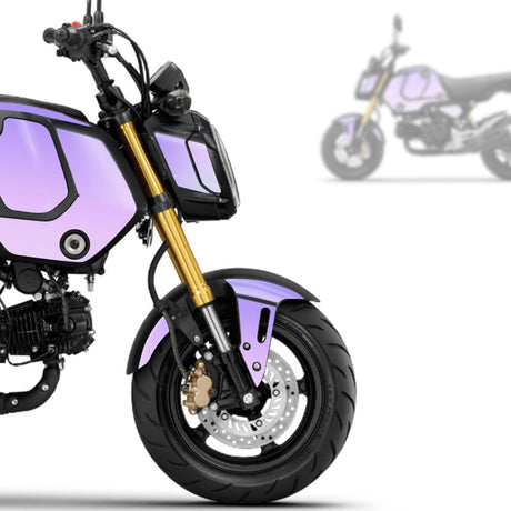 Purple Honda GROM Fairing Wrap Graphic Vinyl Decal Sticker 009