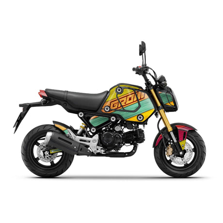Honda GROM Fairing Wrap Graphic Vinyl Decal Sticker 019