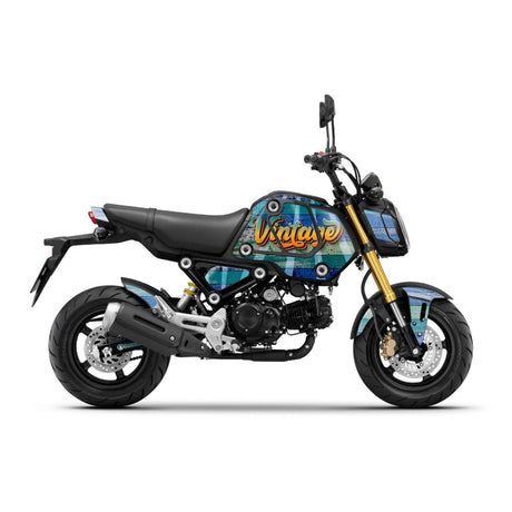 Honda GROM Fairing Wrap Graphic Vinyl Decal Sticker 020