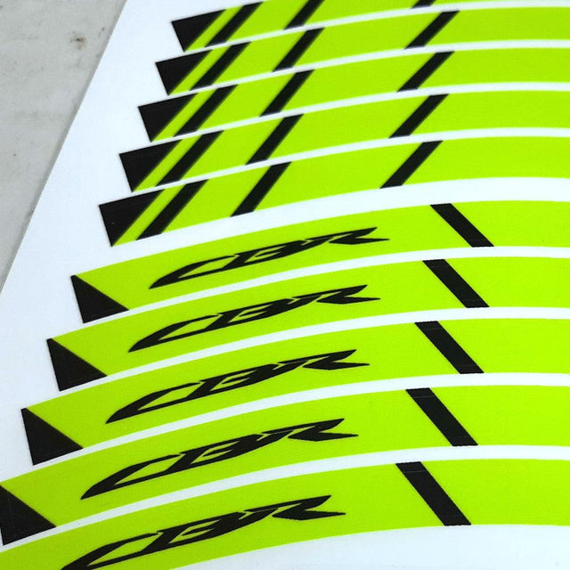 For Honda CBR Logo CBR250RR 17 inch Rim Wheel Stickers MM01B Rim Edge Tapes - StickerBao Wheel Sticker Store