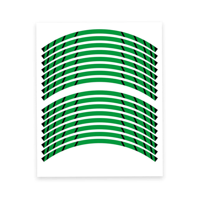 17 inch Rim Wheel Stickers S06B Stripes Black Rim Skin Decal 4 Tapes | For Aprilia Mana 850 Dorsoduro 750 1200.