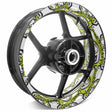 Street bike stickers 12-19 inch Rim Wheel Stickers Customized Pattern Whole Rim Decal