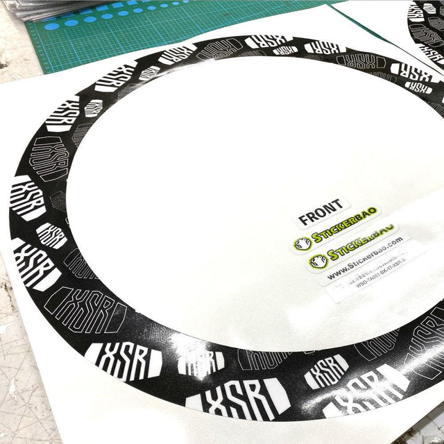 For Yamaha XSR Logo XSR700 XSR900 17 inch Rim Wheel Stickers TA001 Whole Rim Decal - StickerBao Wheel Sticker Store