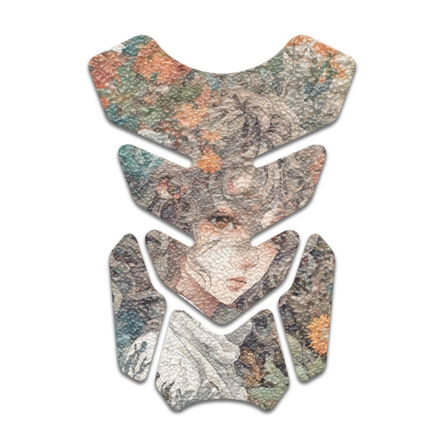 Motorcycle Tank Protectors Gas Tank Pad Shield Anti Slip Pattern Anime Artistic