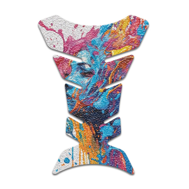 Motorcycle Tank Protectors Tank Pad Gas Anti Slip Pattern Fish Bone Anime Artistic