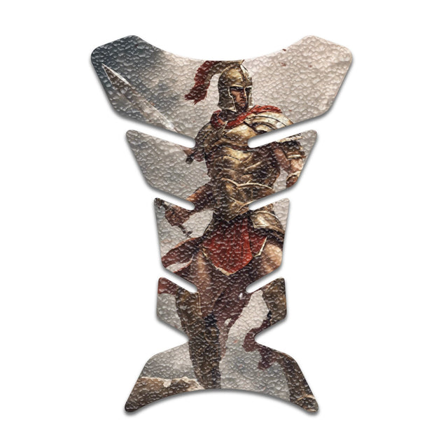 Motorcycle Tank Protectors Tank Pad Gas Anti Slip Pattern Fish Bone Vintage Wave - StickerBao Wheel Sticker Store