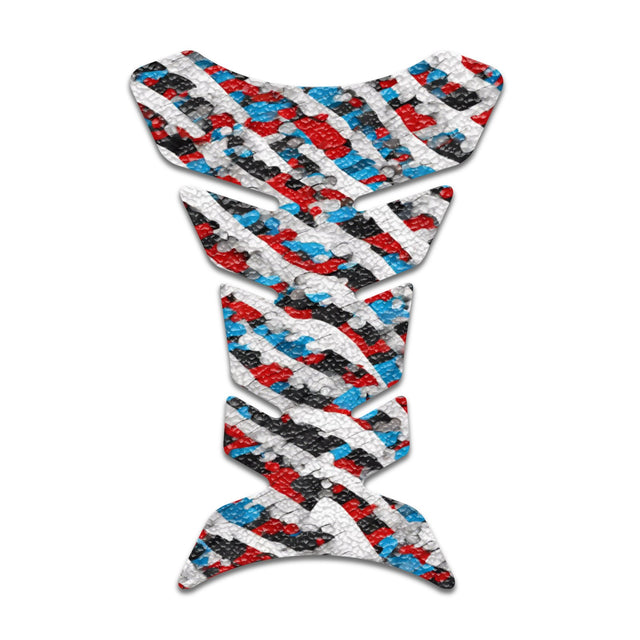 Motorcycle Tank Protectors Tank Pad Gas Anti Slip Pattern Fish Bone Abstract Anime