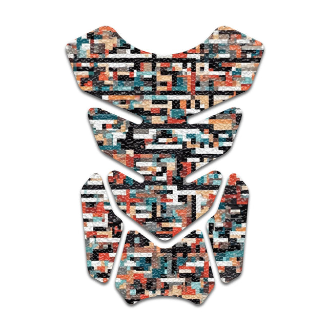 Motorcycle Tank Protectors Gas Tank Pad Shield Anti Slip Pattern Abstract Anime