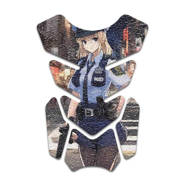 Motorcycle Tank Protectors Gas Tank Pad Shield Anti Slip Pattern Anime Artistic