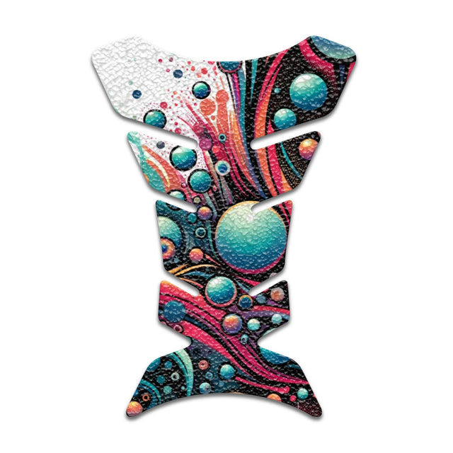 Motorcycle Tank Protectors Tank Pad Gas Anti Slip Pattern Fish Bone Abstract Anime