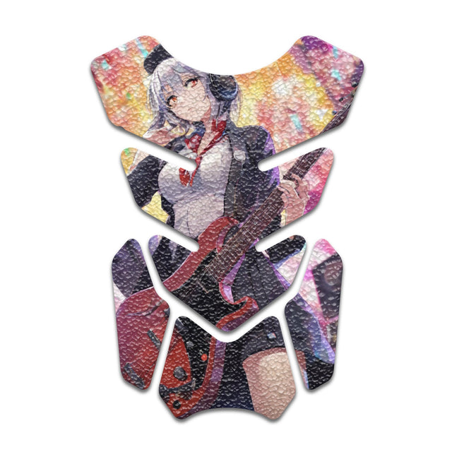 Motorcycle Tank Protectors Gas Tank Pad Shield Anti Slip Pattern Anime Artistic