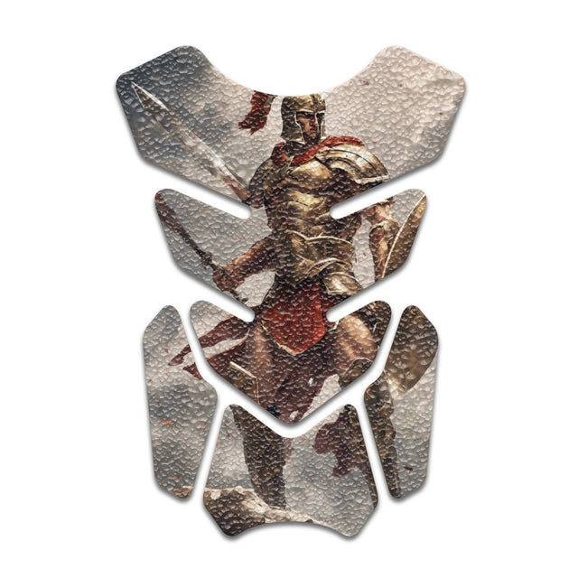 Motorcycle Tank Protectors Gas Tank Pad Shield Anti Slip Pattern Vintage Wave - StickerBao Wheel Sticker Store