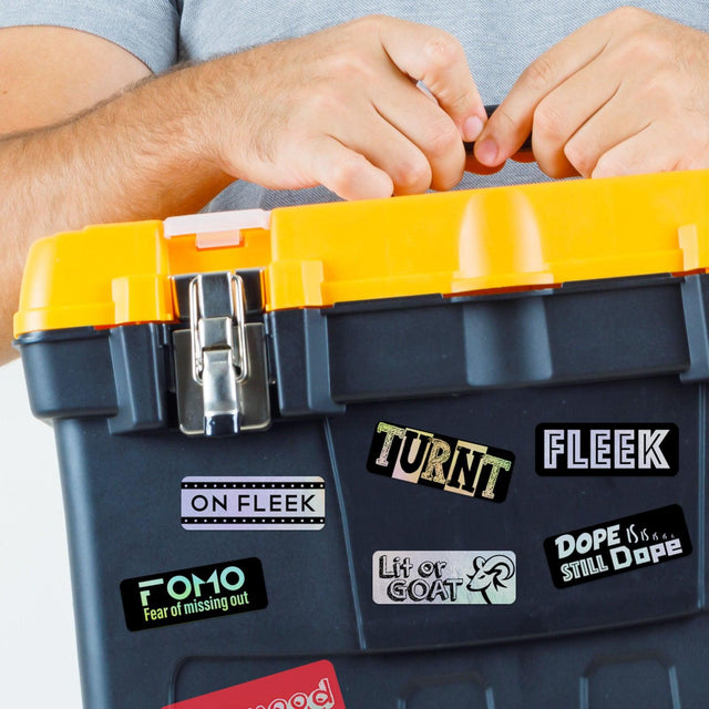 Holographic Teenage Slang Helmet Sticker | Motorcycle Fairing Sticker | Fairing Decals.