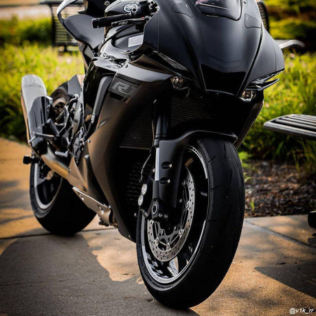 For Yamaha YZF R1 98-18 Logo MOTO 17 inch Rim Wheel Stickers GP01 Racing Check.