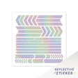 Freestyle Decorative Bike Decals Reflective Sticker DIY Decal ARR 12CM - StickerBao Wheel Sticker Store