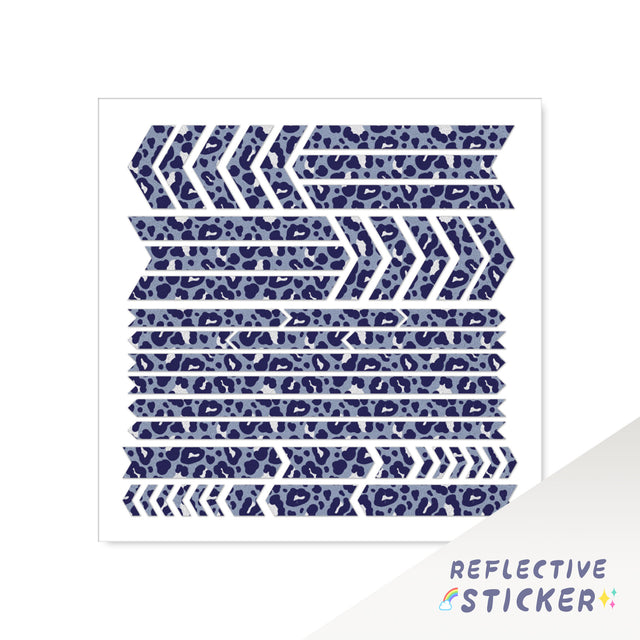 Reflective Flag Bike Safety Stickers For Bike For Helmet DIY Decal ARR 12CM - StickerBao Wheel Sticker Store