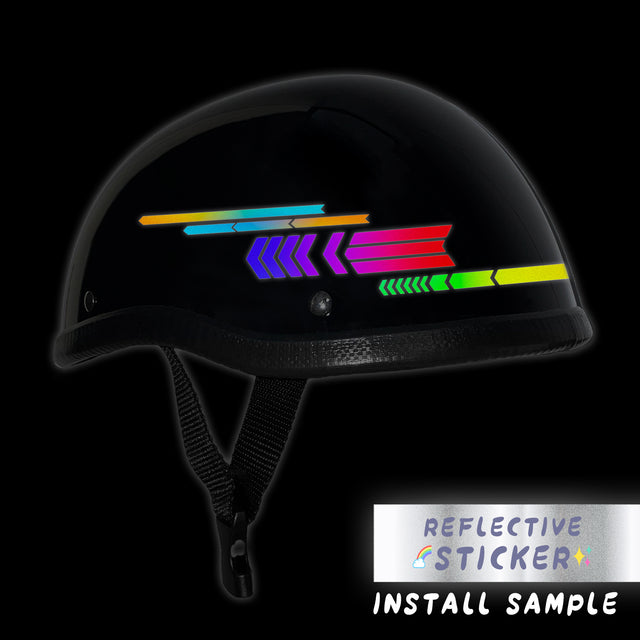 Freestyle Decorative Bike Decals Reflective Sticker DIY Decal ARR 12CM - StickerBao Wheel Sticker Store