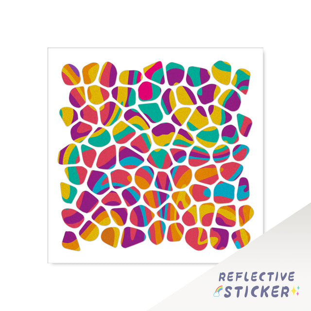 DIY Motorcycle Helmet Decals Reflective Stickers COR 12CM - StickerBao Wheel Sticker Store