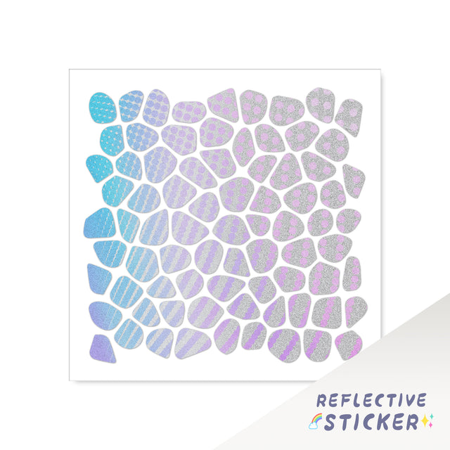 DIY Motorcycle Helmet Decals Reflective Stickers COR 12CM - StickerBao Wheel Sticker Store