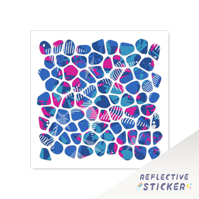 DIY Motorcycle Helmet Decals Reflective Stickers COR 12CM - StickerBao Wheel Sticker Store