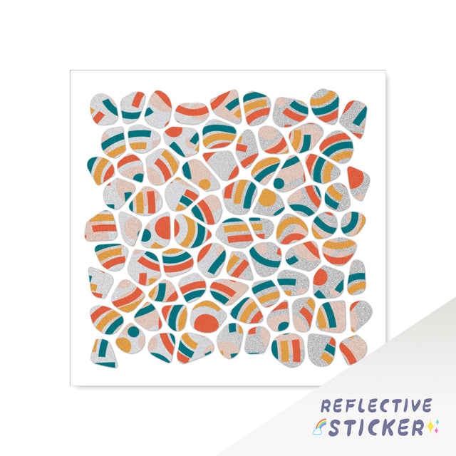 DIY Reflective Safety Stickers For Bike For Helmet COR 12CM - StickerBao Wheel Sticker Store