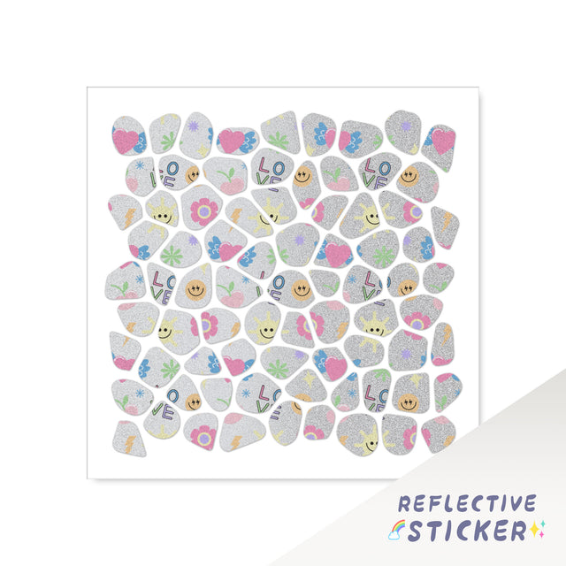 DIY Reflective Safety Stickers For Bike For Helmet COR 12CM - StickerBao Wheel Sticker Store