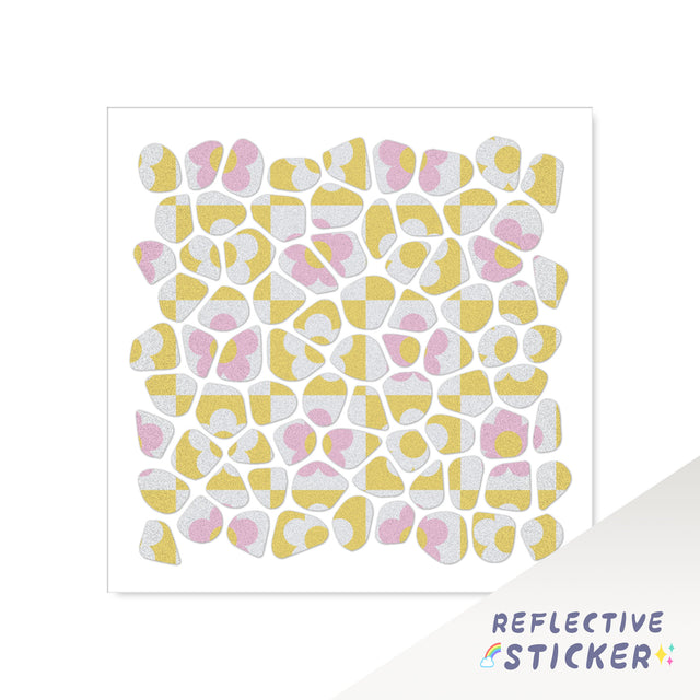 DIY Reflective Safety Stickers For Bike For Helmet COR 12CM - StickerBao Wheel Sticker Store