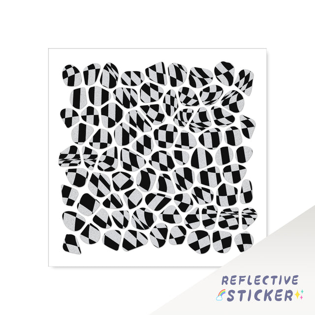 DIY Reflective Safety Stickers For Bike For Helmet COR 12CM - StickerBao Wheel Sticker Store