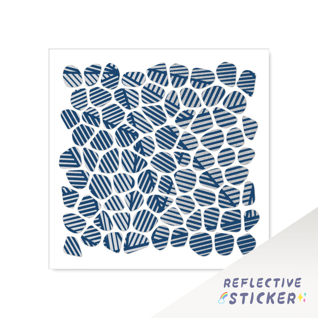 DIY Reflective Safety Stickers For Bike For Helmet COR 12CM - StickerBao Wheel Sticker Store