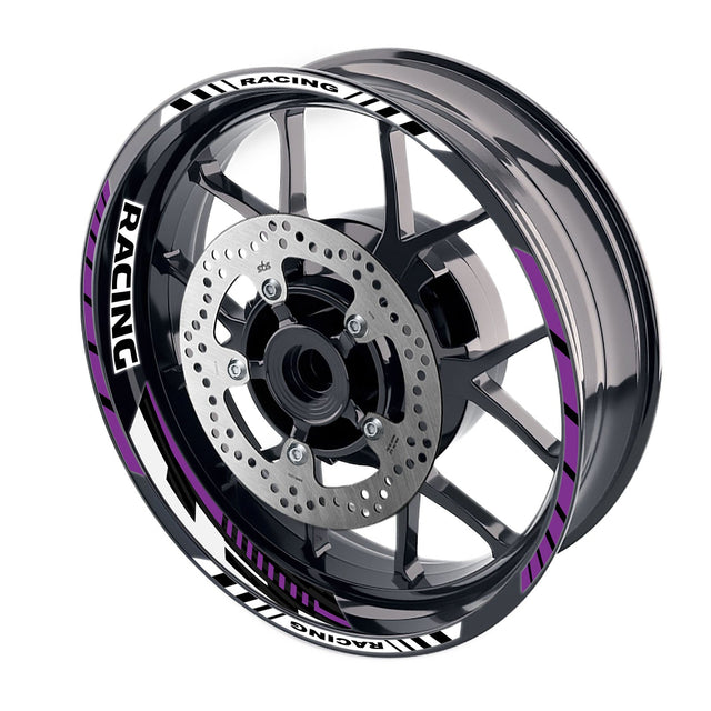 GP09 Platinum Inner Edge Rim Sticker Universal Motorcycle 17 inch Rim Wheel Decal Racing For Ducati - StickerBao Wheel Sticker Store