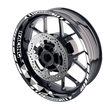 GP13 Platinum Inner Edge Rim Sticker Universal Motorcycle 17 inch Rim Wheel Decal Racing For Ducati - StickerBao Wheel Sticker Store