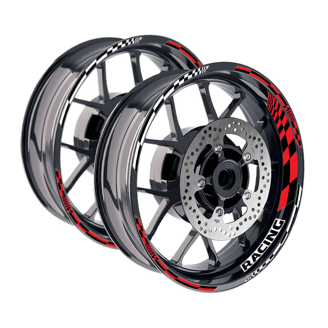 StickerBao Red 17 inch GP14 Platinum Inner Edge Rim Sticker Universal Motorcycle Rim Wheel Decal Racing For Aprilia