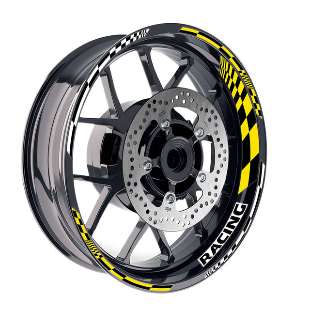 17 inch GP14 Platinum Inner Edge Rim Sticker Universal Motorcycle Rim Wheel Decal Racing For Yamaha - StickerBao Wheel Sticker Store