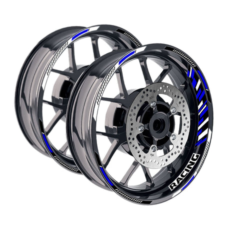 StickerBao Blue 17 inch GP16 Platinum Inner Edge Rim Sticker Universal Motorcycle Rim Wheel Decal Racing For Suzuki
