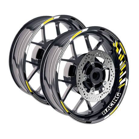StickerBao Yellow 17 inch GP16 Platinum Inner Edge Rim Sticker Universal Motorcycle Rim Wheel Decal Racing For Aprilia