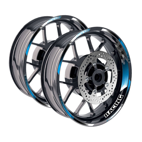 StickerBao Aqua 17 inch GP18 Platinum Inner Edge Rim Sticker Universal Motorcycle Rim Wheel Decal Racing For Yamaha