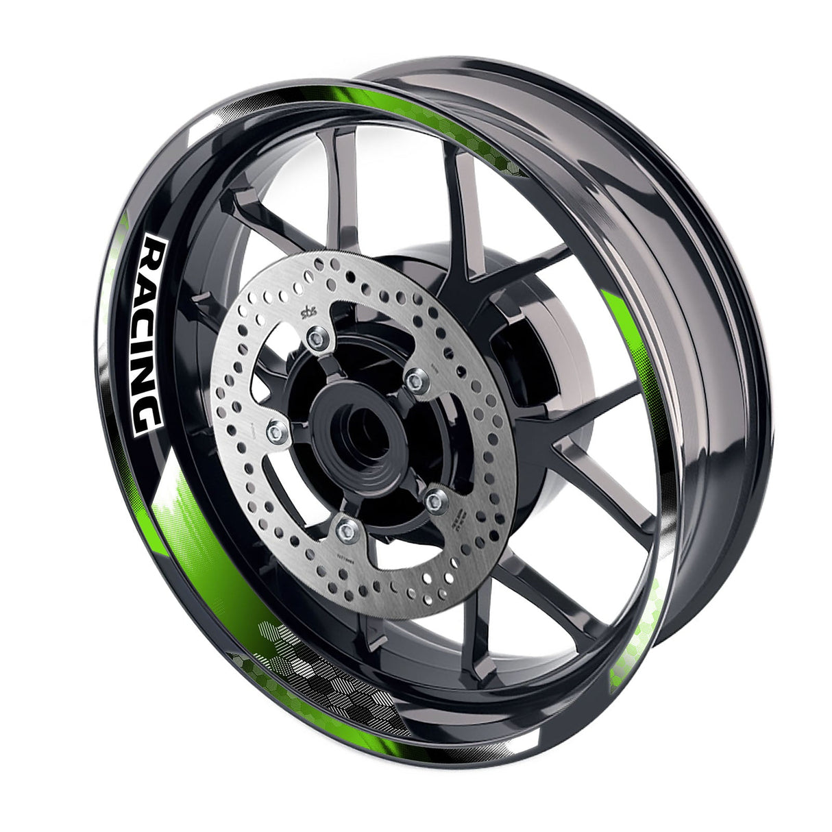 Universal 17 inch Motorcycle GP18 Platinum Inner Edge Rim Sticker Racing Rim Wheel Decal For Honda - StickerBao Wheel Sticker Store