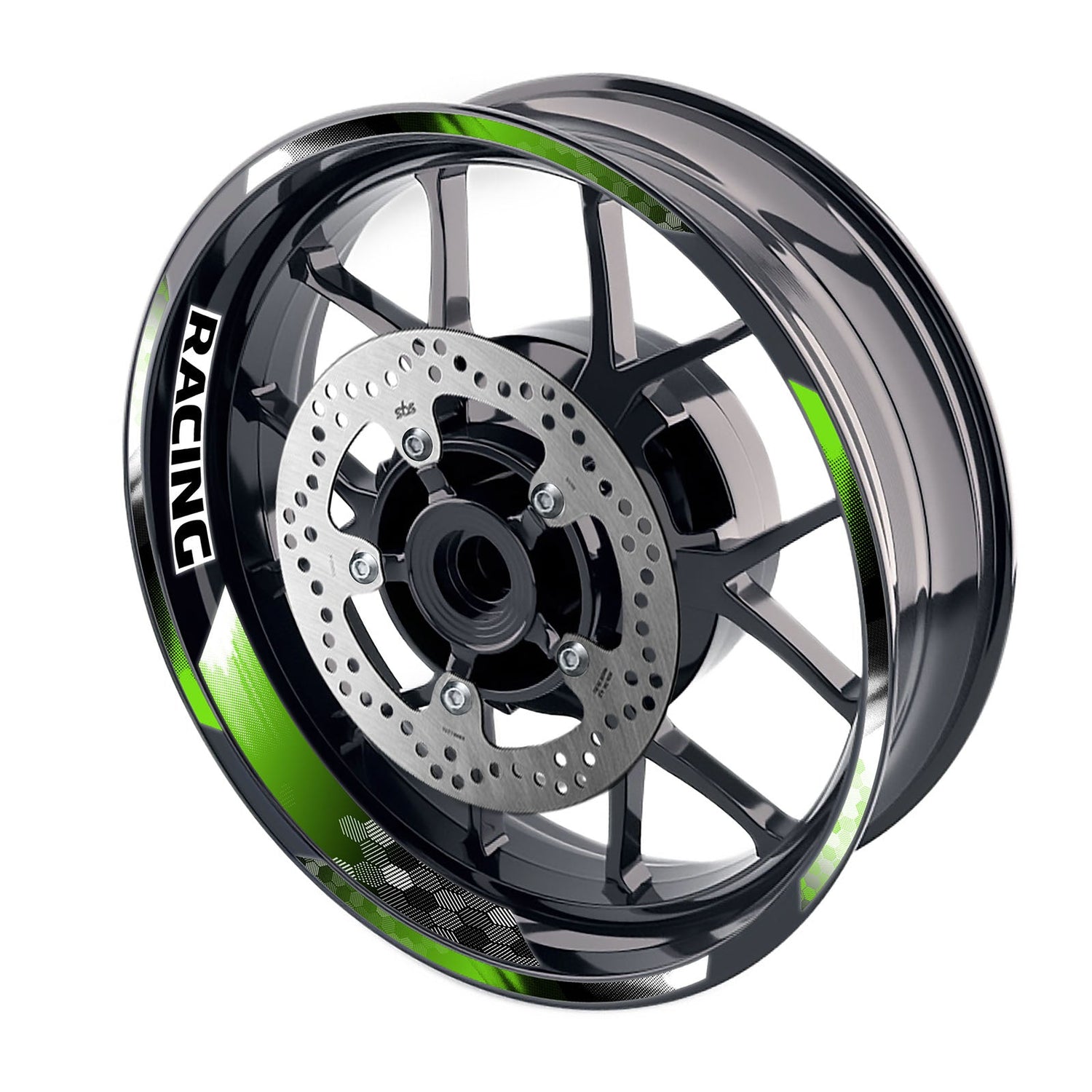 Universal 17 inch Motorcycle GP18 Platinum Inner Edge Rim Sticker Racing Rim Wheel Decal For Honda - StickerBao Wheel Sticker Store