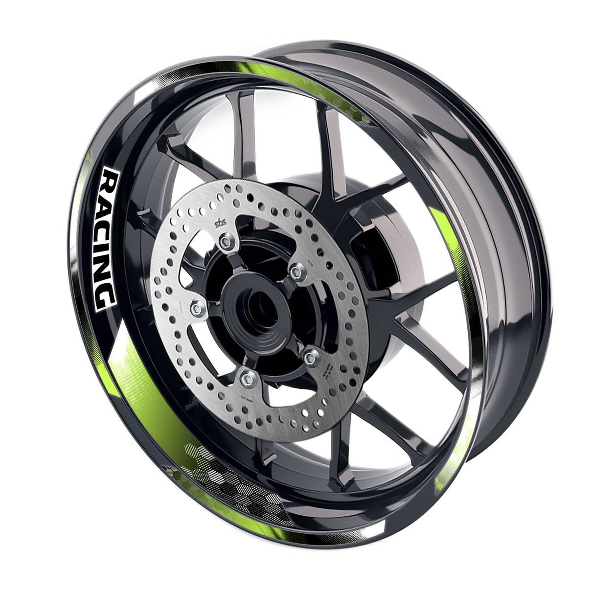 Universal 17 inch Motorcycle GP18 Platinum Inner Edge Rim Sticker Racing Rim Wheel Decal For Honda - StickerBao Wheel Sticker Store