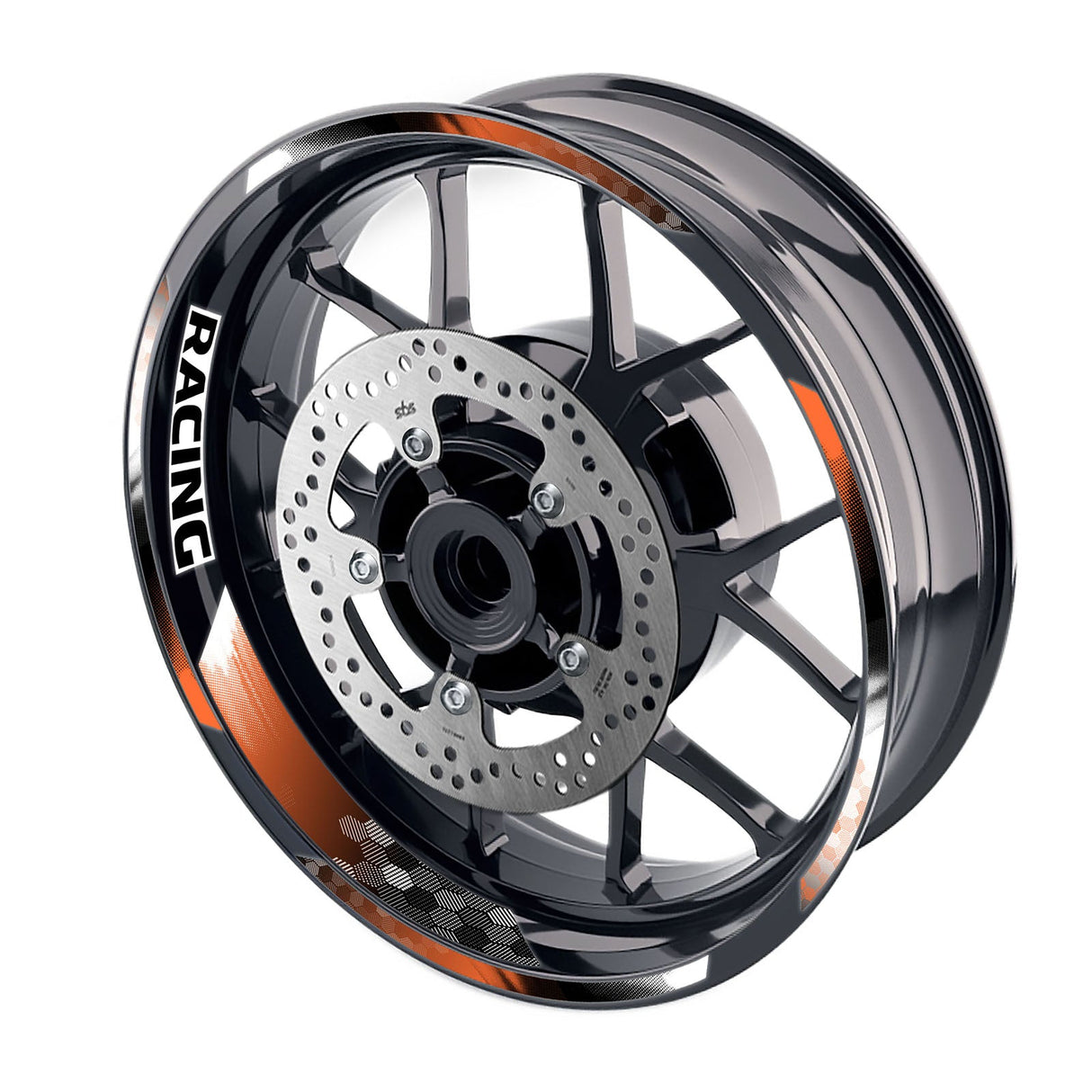 Universal 17 inch Motorcycle GP18 Platinum Inner Edge Rim Sticker Racing Rim Wheel Decal For Honda - StickerBao Wheel Sticker Store